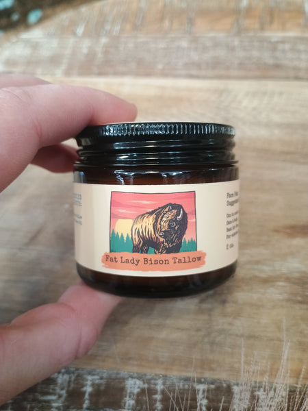 Small Unscented Face Fats Premium Whipped Bison Tallow