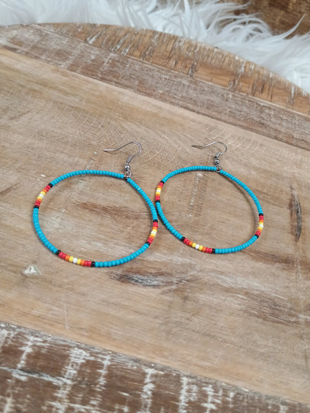 The Beaded Sunset Earrings