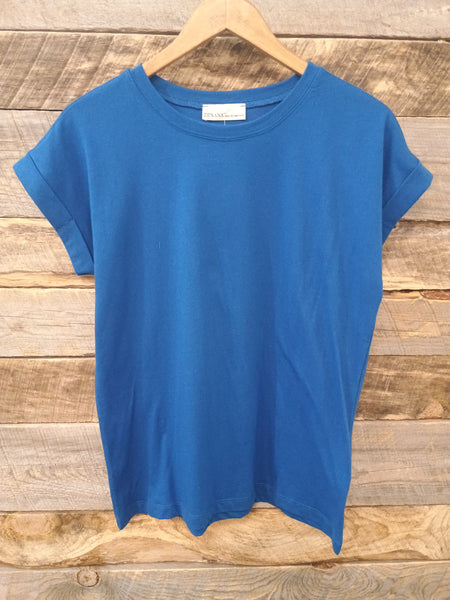 The Take It Basic Classic Blue Top