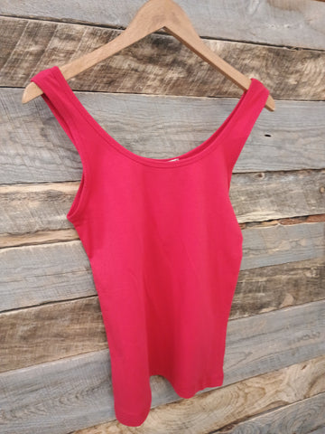 The Take It Basic Red Tank Top