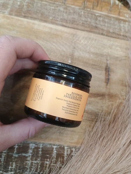 Small Bourbon, Vanilla, and Oud Premium Body Blend Whipped Bison Tallow