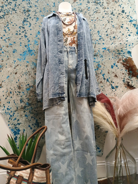 The Perfect Denim Fringe Jacket