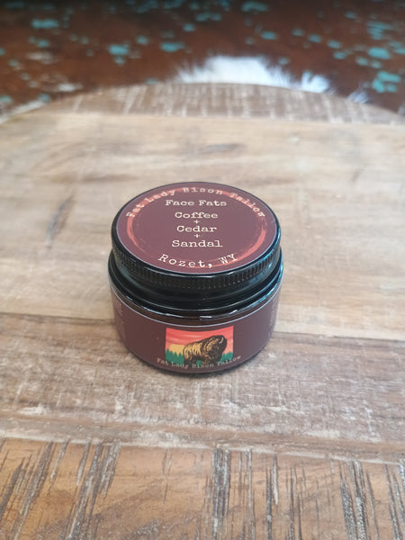 The Small Coffee and Cedar and Sandalwood Face Fats Tallow