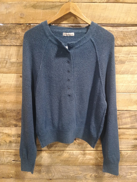The Half Way Dusty Blue Sweater Top