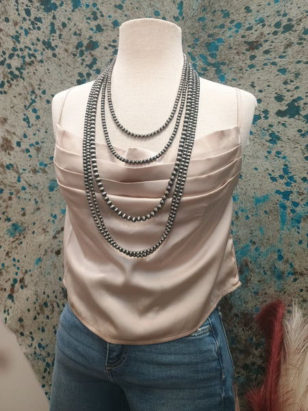 The Short Day Taupe Top
