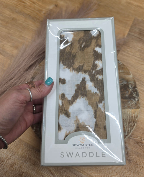 The Cowhide Bamboo Swaddle