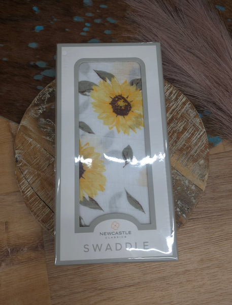 The Sunflower Farm Bamboo Swaddle