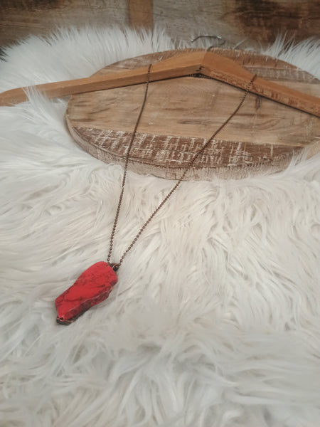 The We Start Red Necklace