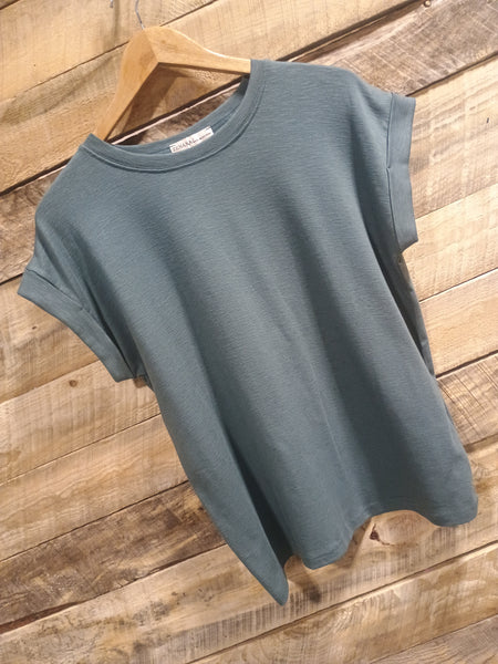 The Take It Ash Basic Jade Top