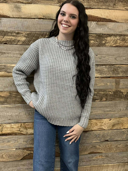 The Come Here Grey Sweater
