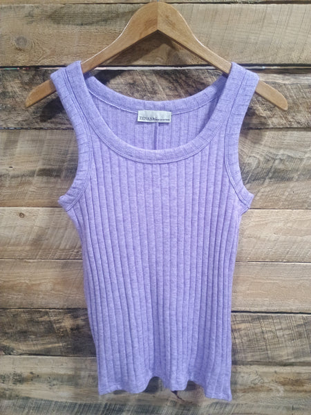 The Talk To Us Lavender Tank Top