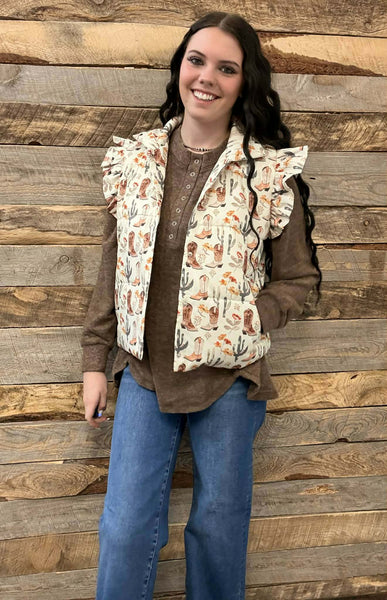 The Stop It Here Brown Sweater