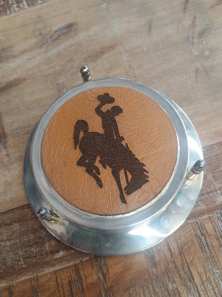 The Wyoming Coasters With Holder