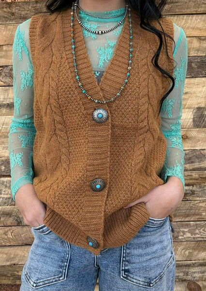 The Perfect Brown Vest
