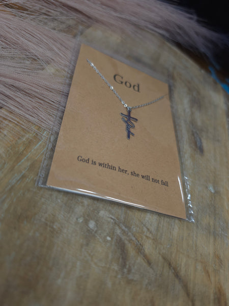 The God Cross Waterproof Necklace