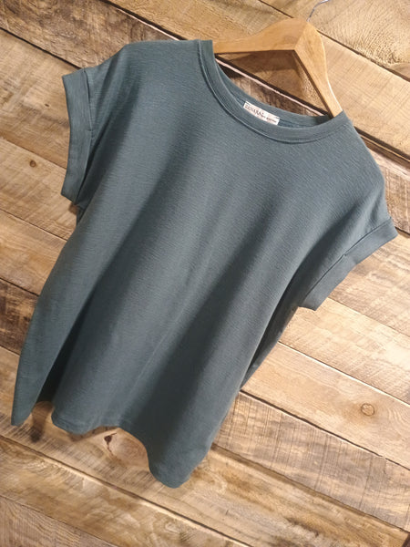The Take It Ash Basic Jade Top