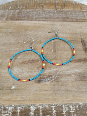 The Beaded Sunset Earrings