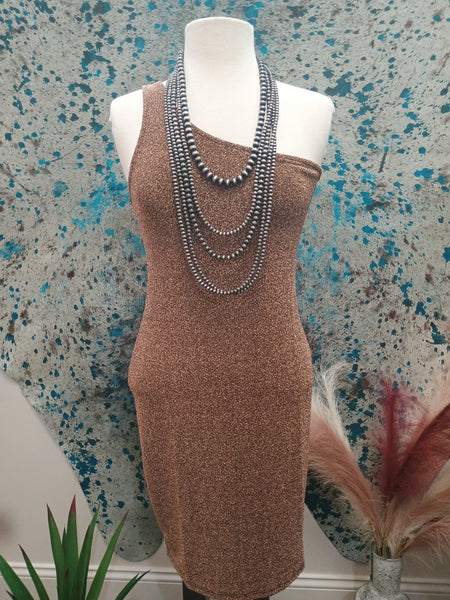 The Perfect Day Out Gold Dress