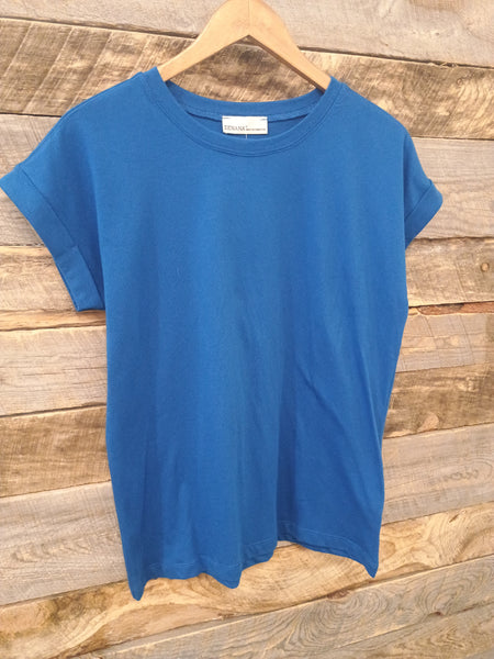The Take It Basic Classic Blue Top