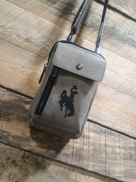 The Wyoming Crossbody Grey Purse