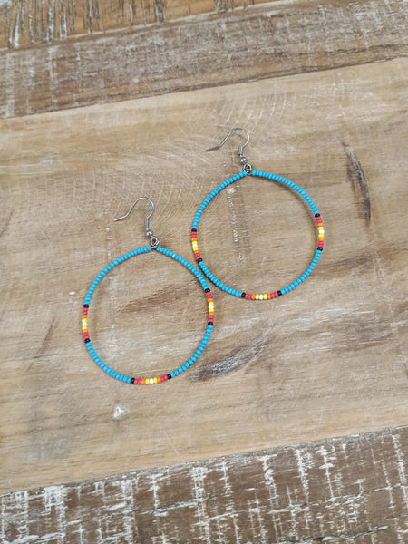 The Beaded Sunset Earrings