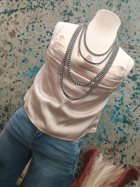 The Short Day Taupe Top