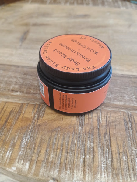 The Small Frankincense and Wild Orange Body Blend Tallow