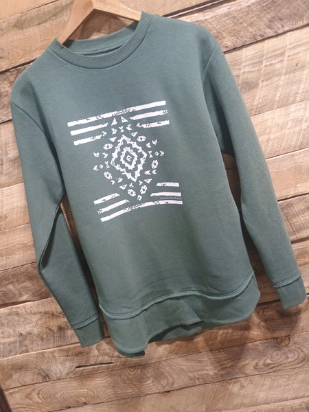 The Aztec Basil Perfect Cut Sweatshirt