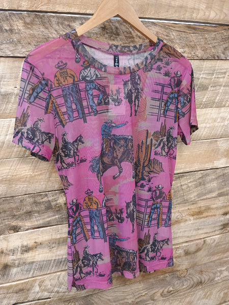 The Cowtown Couture Mesh Top
