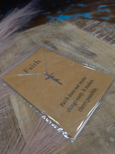 The Faith Cross Waterproof Necklace