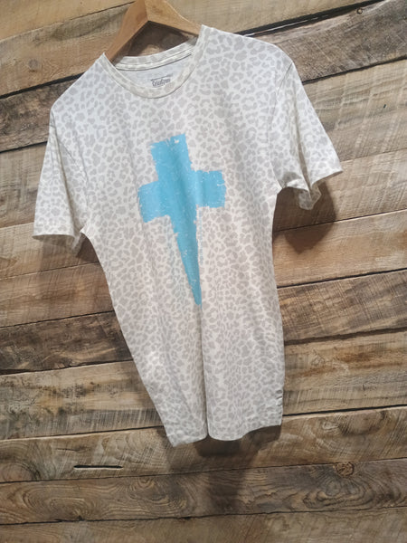The Cross Leopard Cream Tee