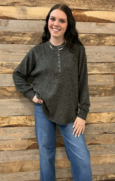 The Stop It Here Black Sweater
