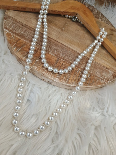 The Days Ago Vintage Pearl Necklace