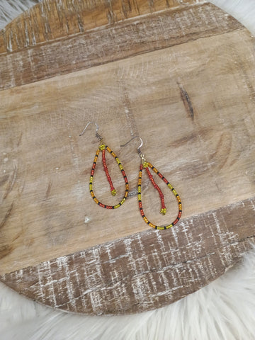 The Sunset Beaded Earrings