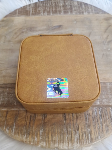 The Wyoming Jewelry Dark Tan Box