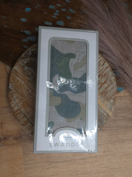 The Camo Bamboo Swaddle
