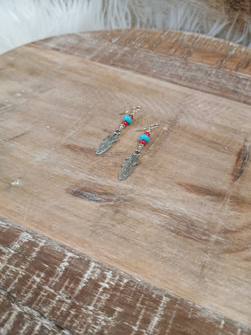 The Real Time Feather Earrings