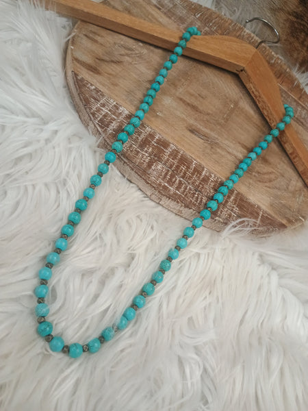 The We Are Here Turquoise Necklace