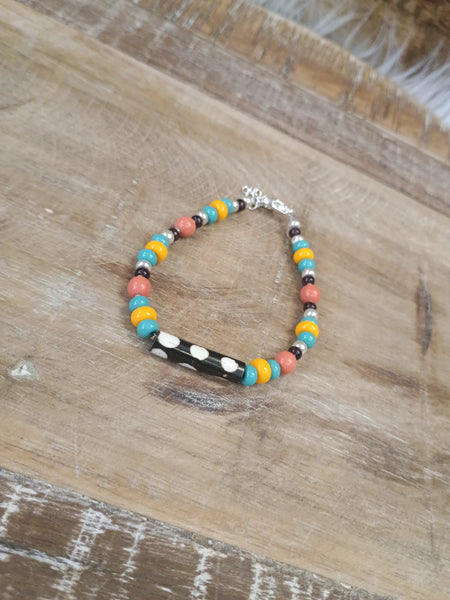 The Real Wood Multiple Stone Bracelet