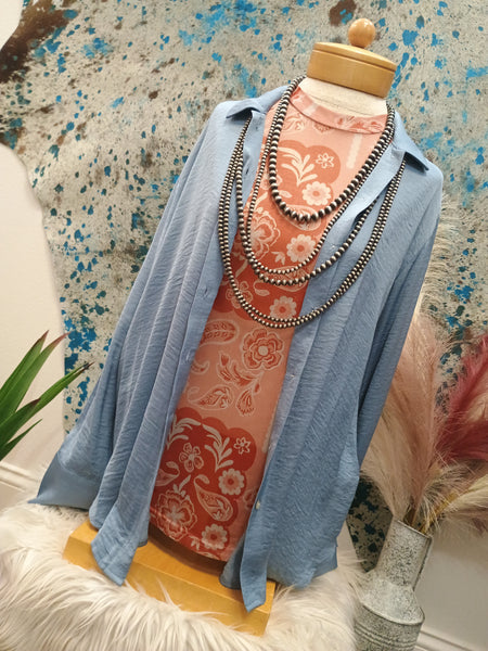 The Who Knows Look Denim Look Top