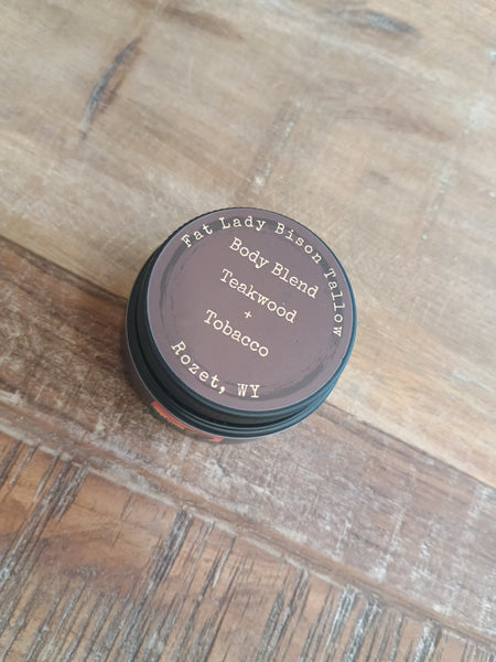The Small Teakwood and Tobacco Body Blend Tallow