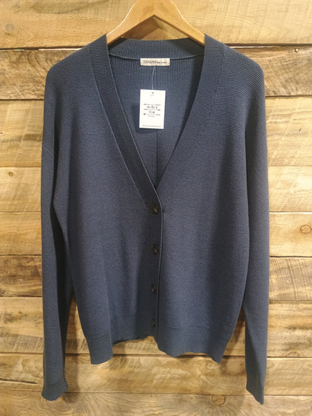 The Way There Button Up Midnight Sweater
