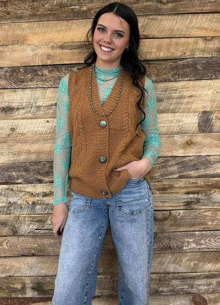 The Perfect Brown Vest
