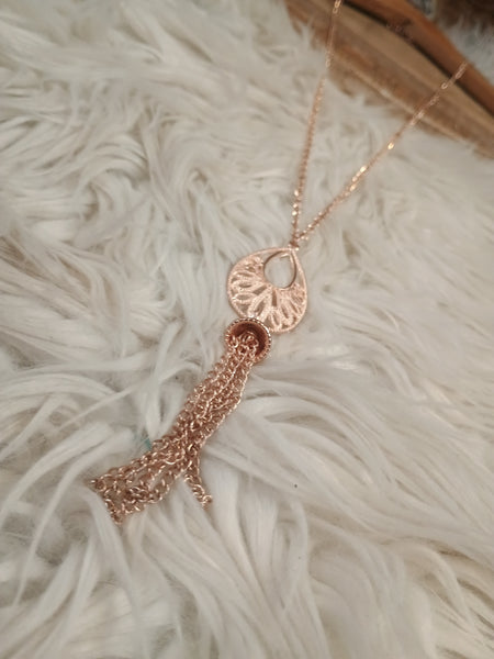 The Way It Is Rose Gold Necklace