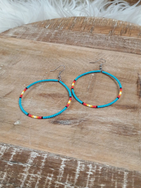 The Beaded Sunset Earrings