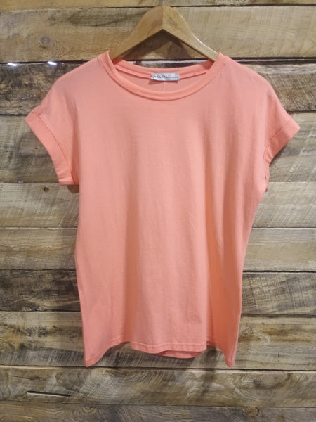 The Take It Basic Coral Top