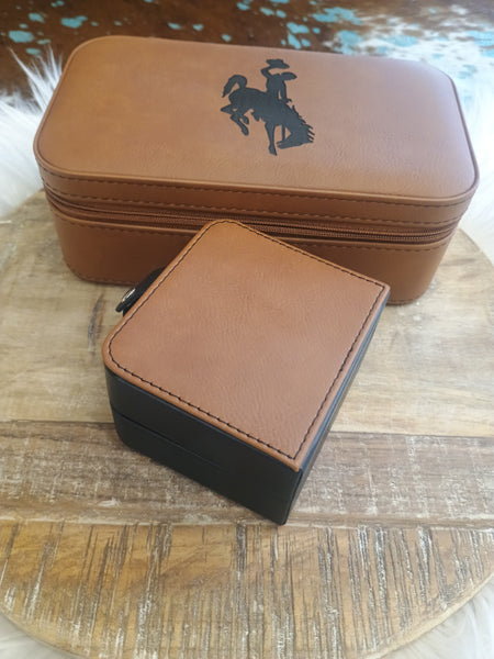 The Wyoming Large Jewelry Brown Box