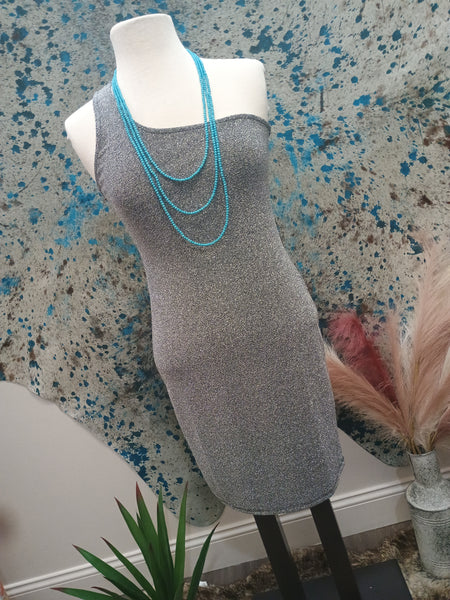 The Perfect Day Out Silver Dress