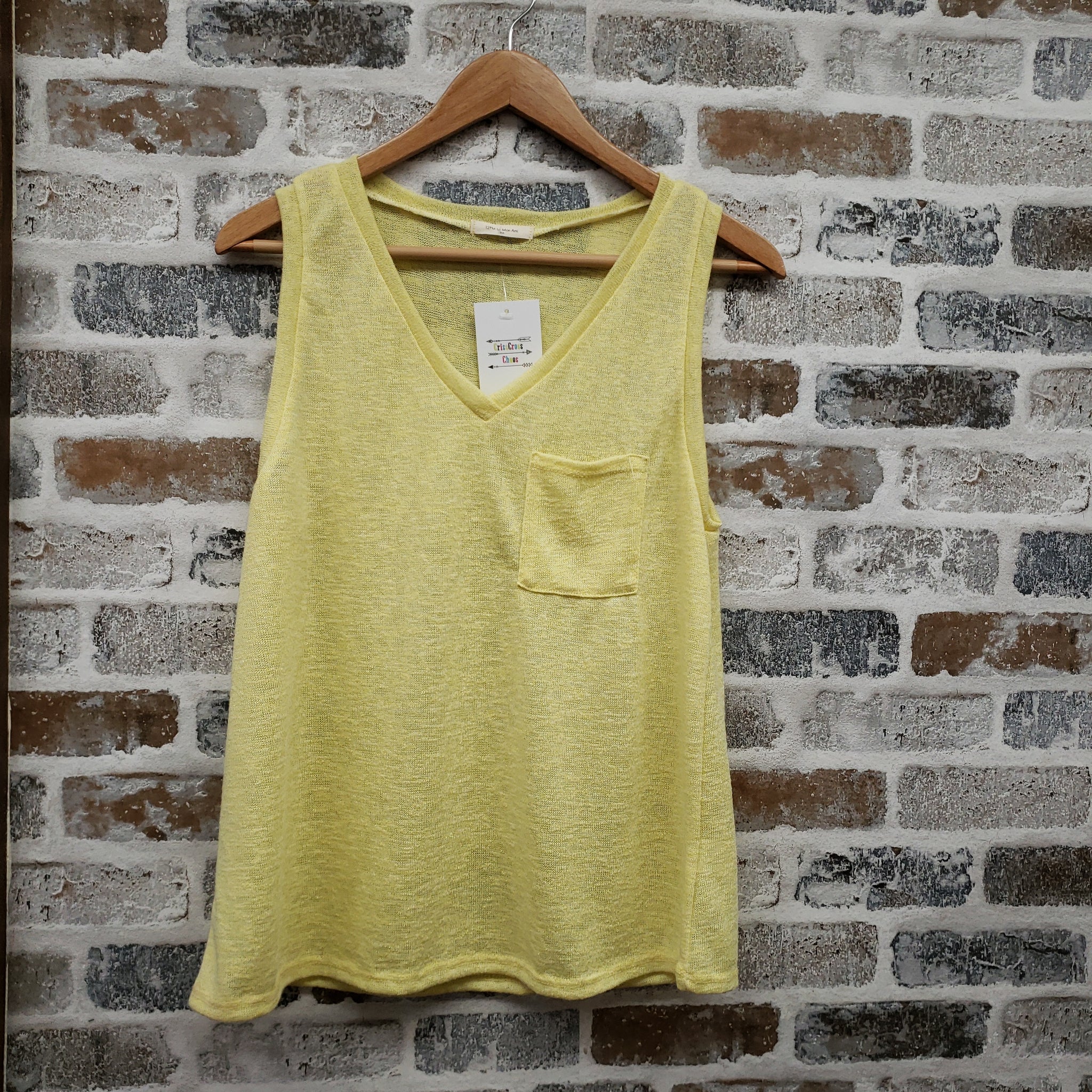 The Day is Long Banana Tank Top