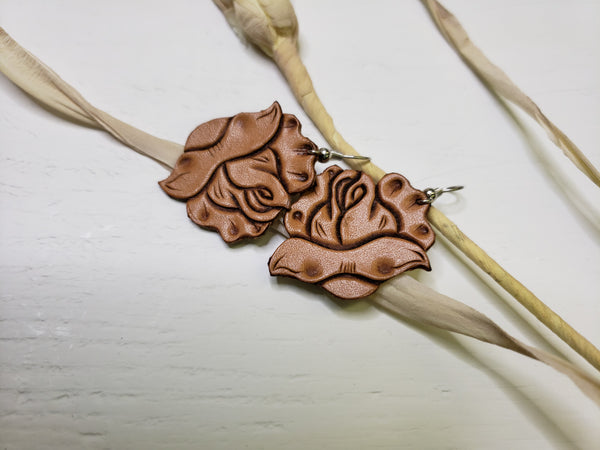 The Wendy Leather Earrings